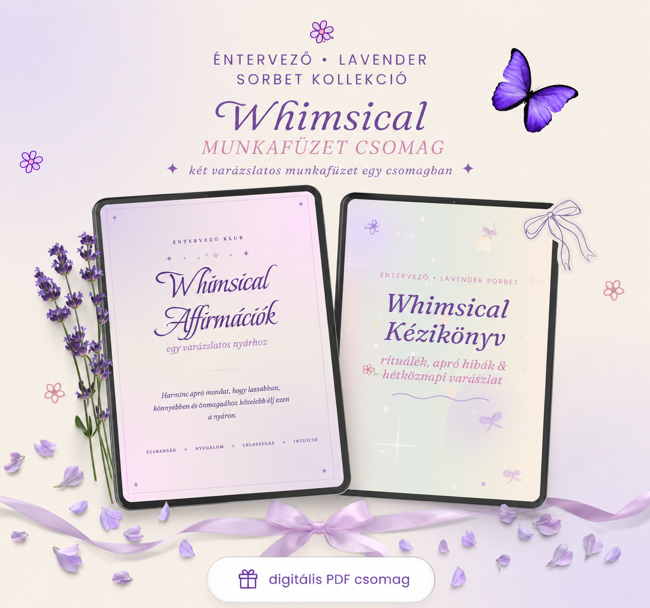 Whimsical Munkafüzet Csomag – Kézikönyv + Affirmációk