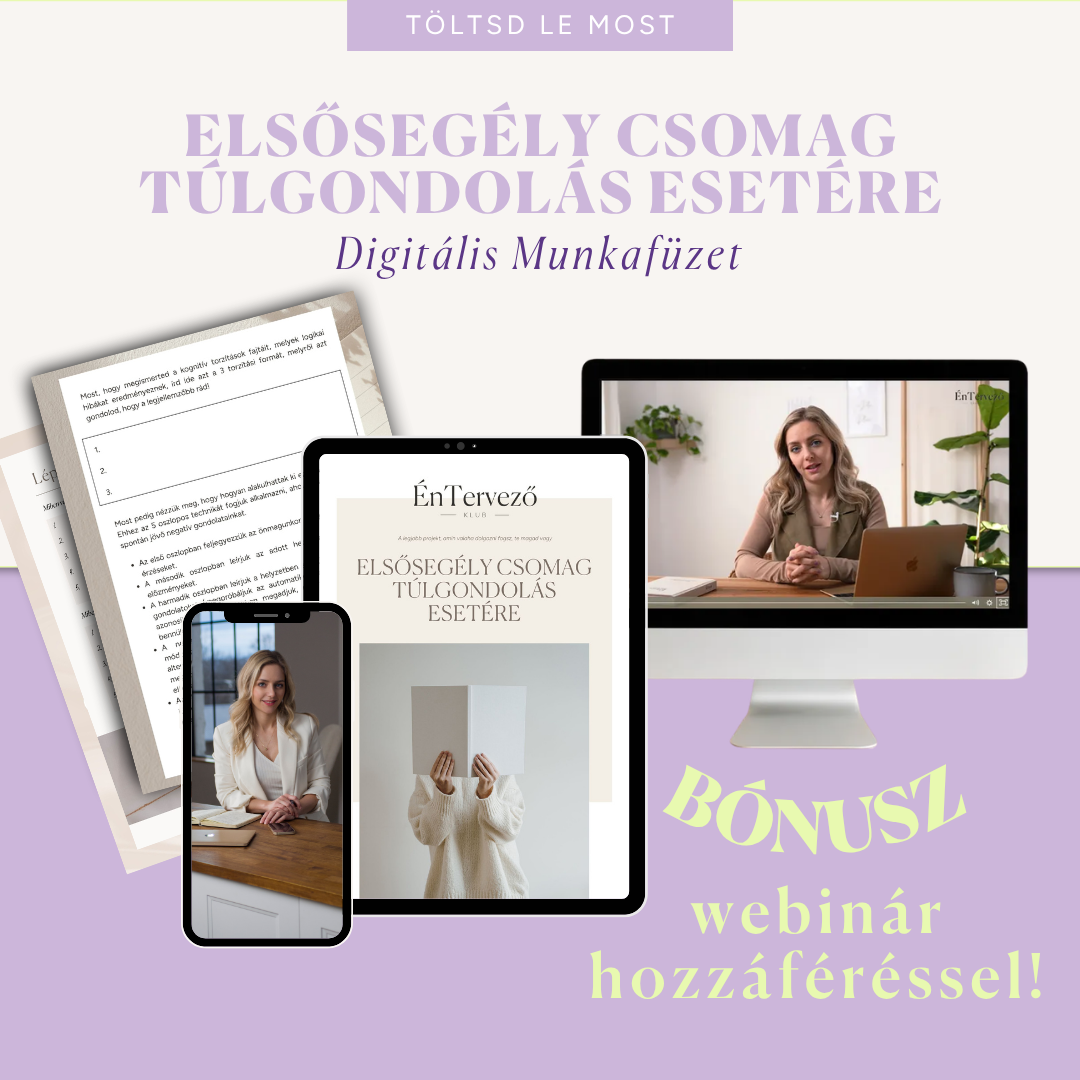 Elsősegély csomag túlgondolás esetére - digitális munkafüzet
